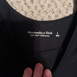 Abercrombie and Fitch Black Tank Top Bodysuit